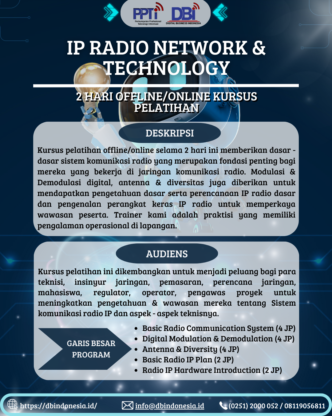 PELATIHAN IP RADIO NETWORK & TECHNOLOGY