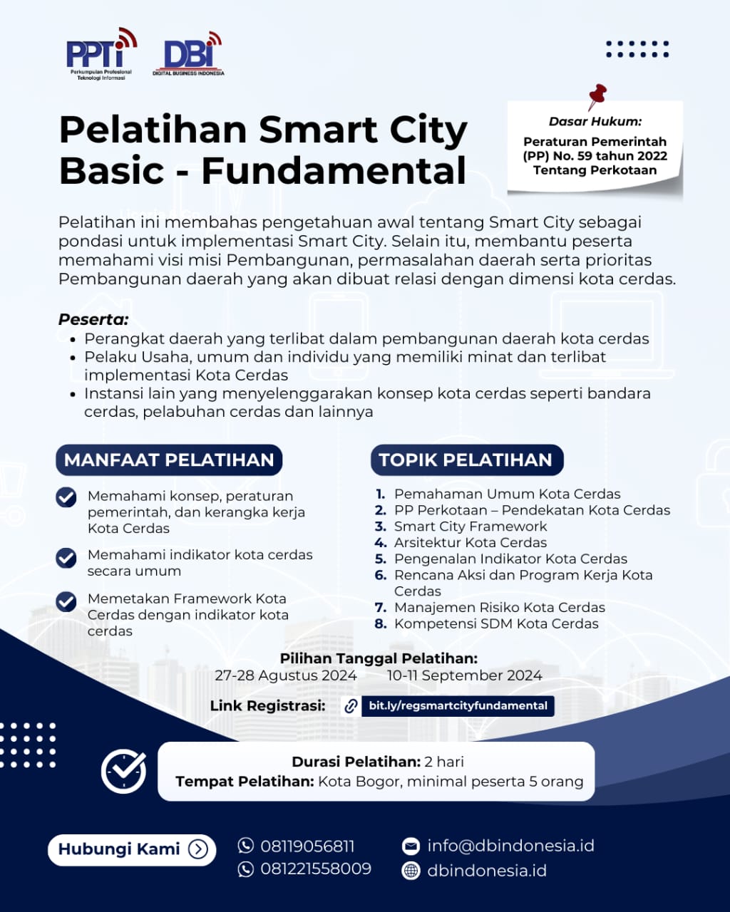  Pelatihan Smart City Basic - Fundamental
