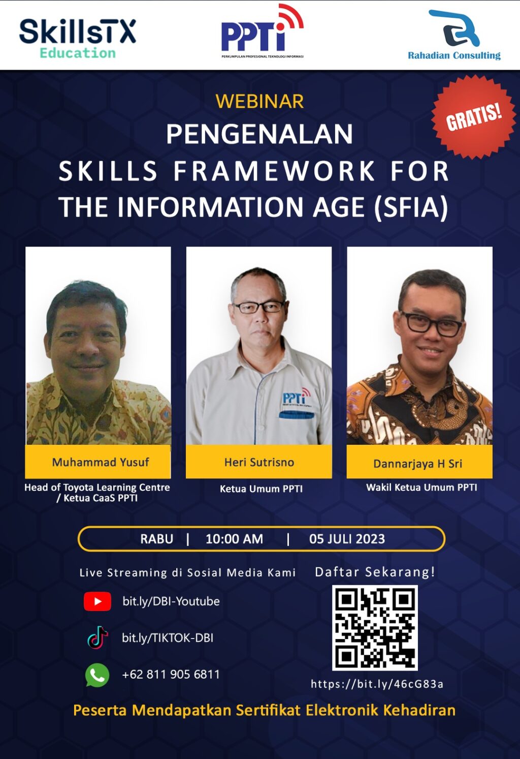 Webinar Skills Framework For The Information Age (SFIA)