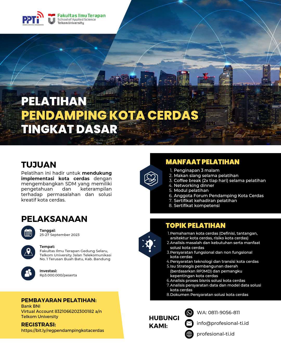 Pelatihan Pendamping Kota Cerdas Tingkat Dasar